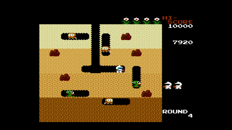 Скриншот из игры Dig Dug - 15