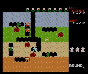 Скриншот из игры Dig Dug - 33