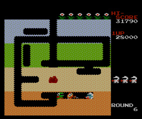 Скриншот из игры Dig Dug - 17