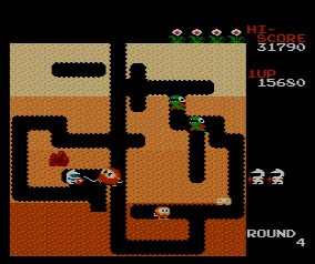 Скриншот из игры Dig Dug - 12