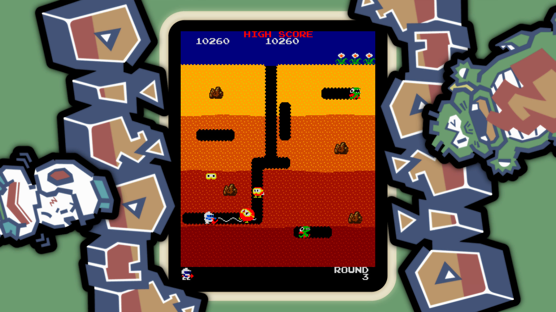 Скриншот из игры Dig Dug - 13