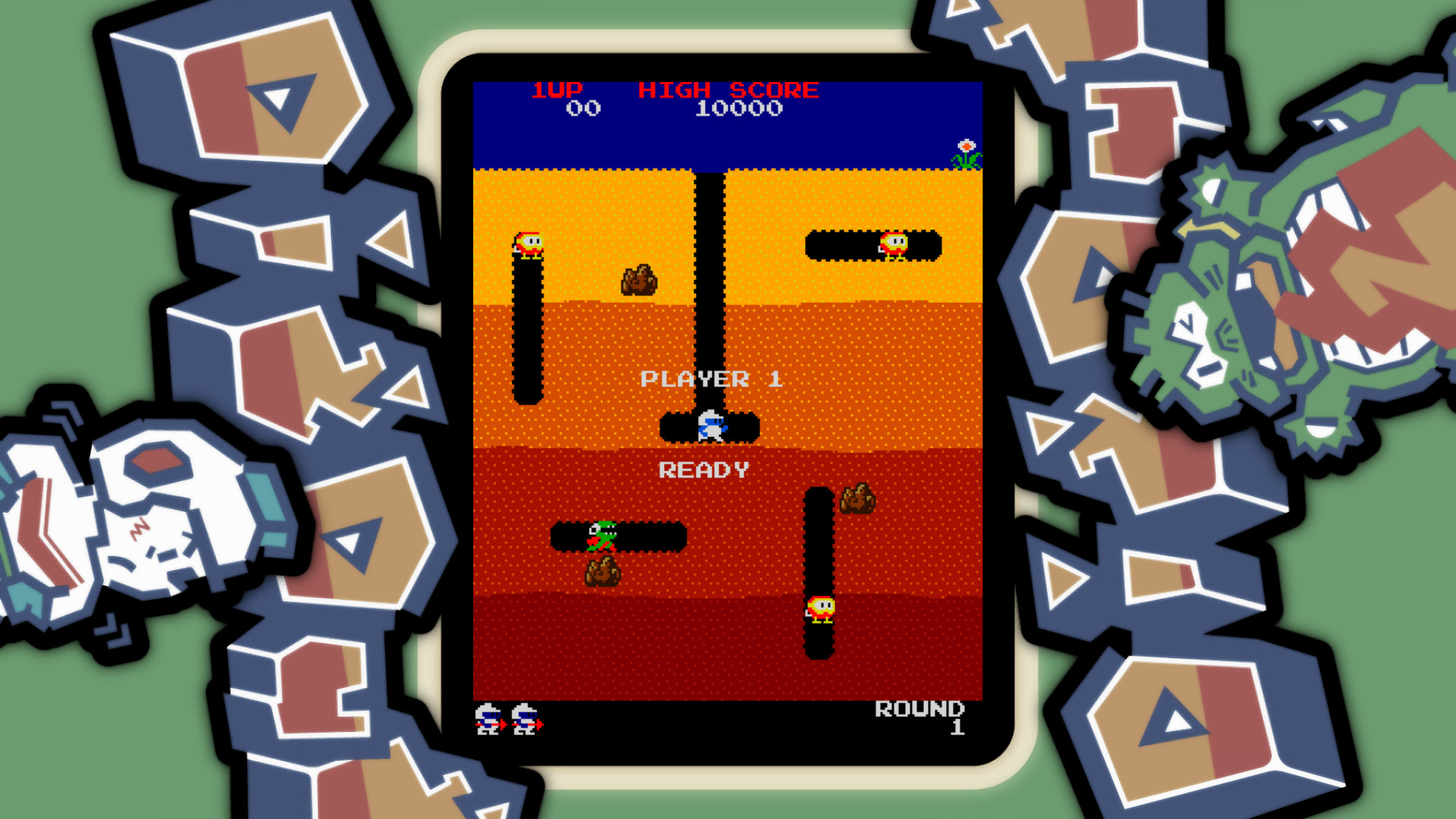 Скриншот из игры Dig Dug - 14