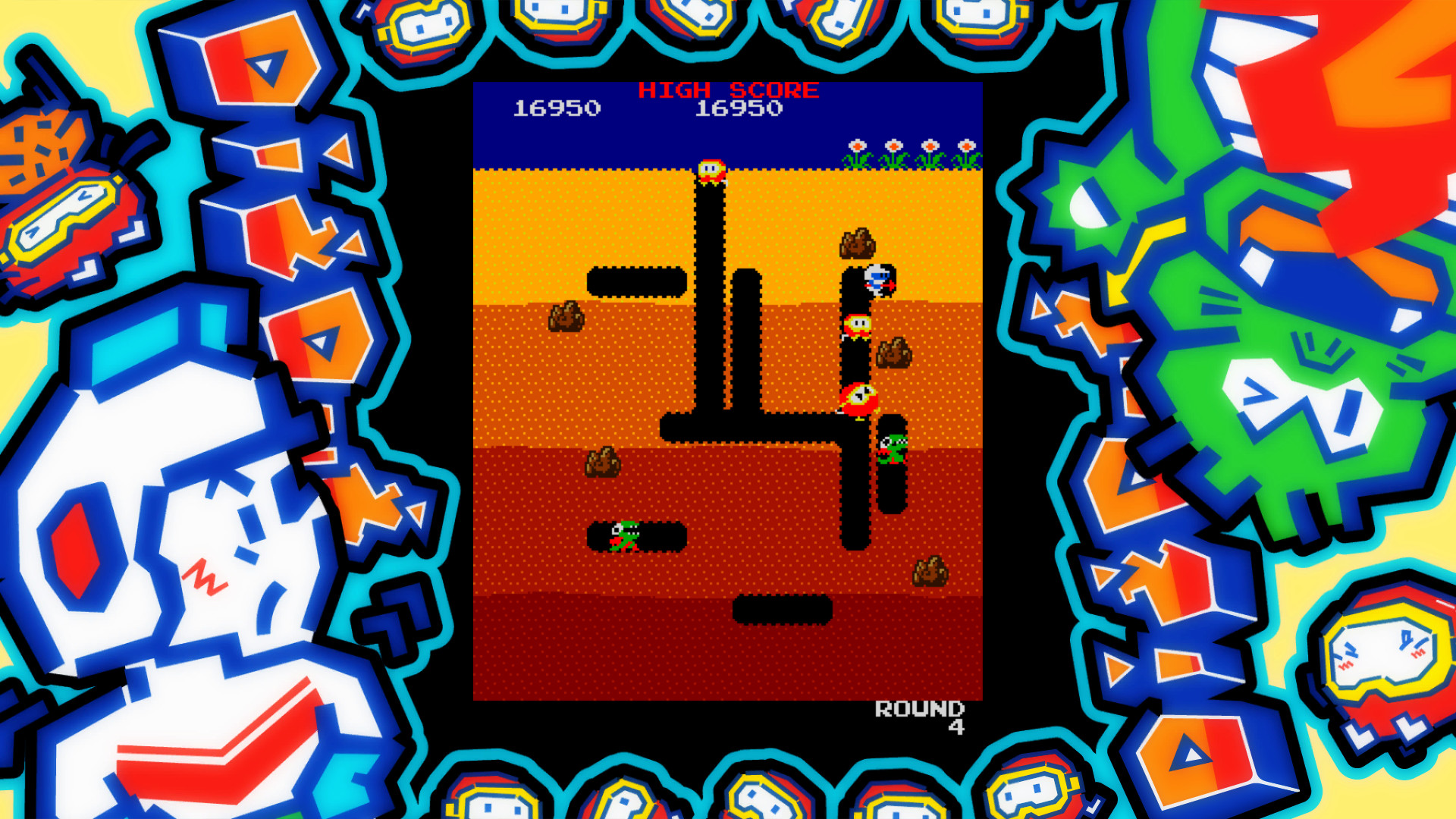 Скриншот из игры Dig Dug - 6