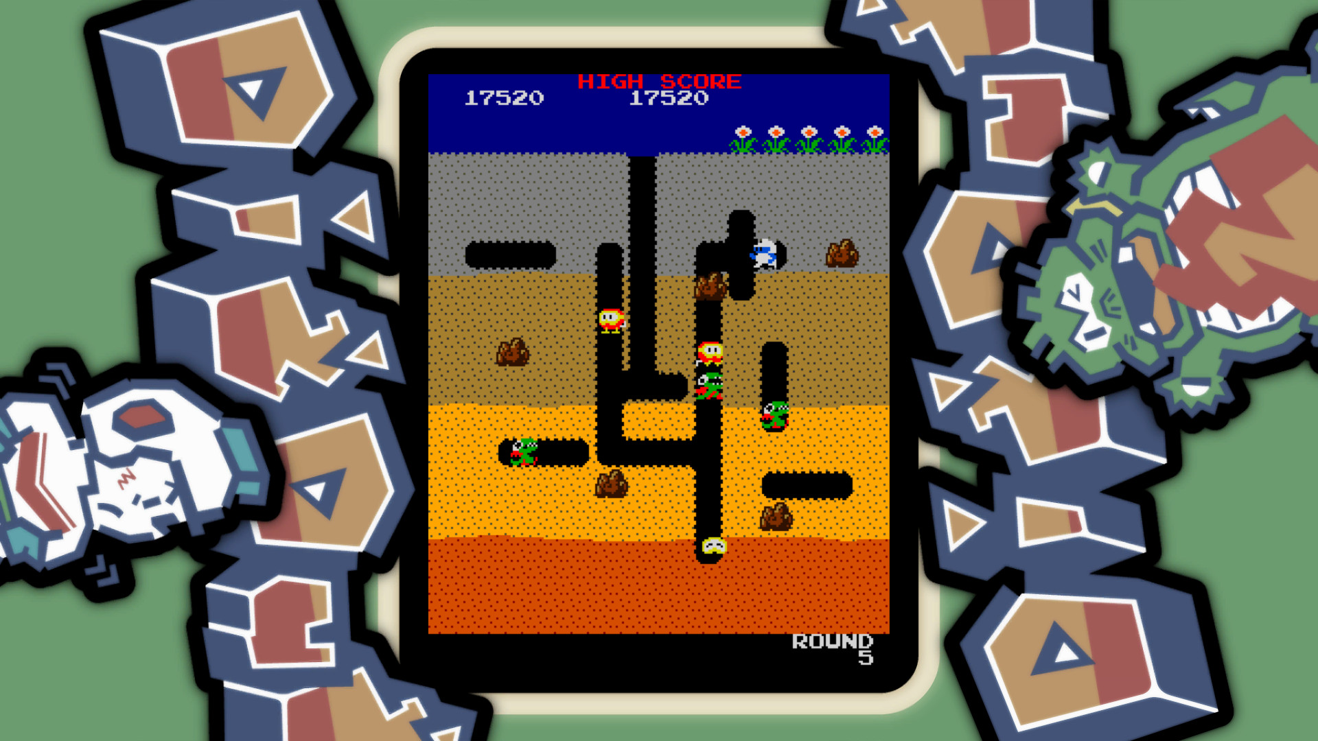 Скриншот из игры Dig Dug - 8