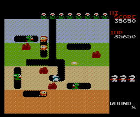 Скриншот из игры Dig Dug - 23