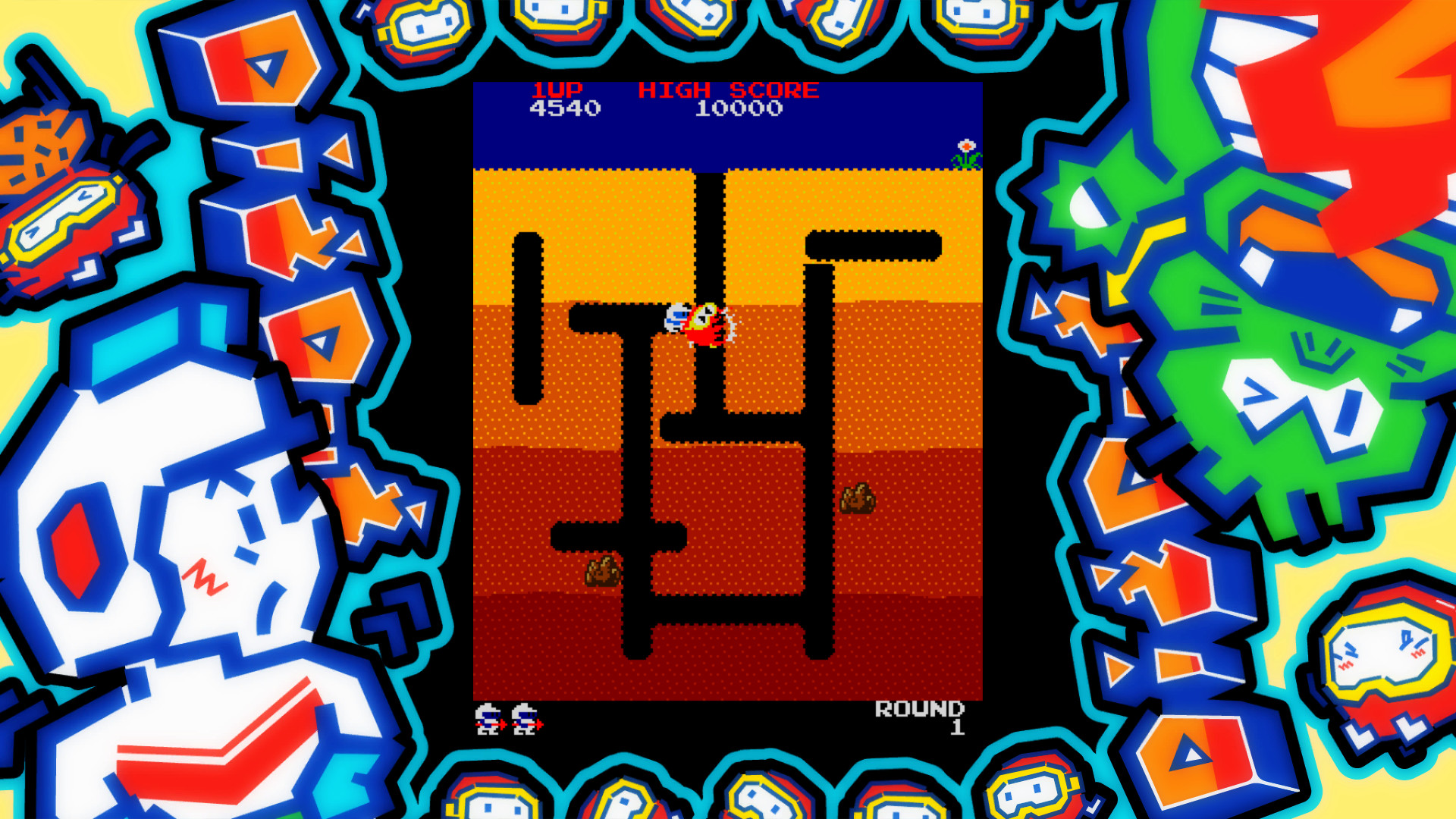 Скриншот из игры Dig Dug - 19