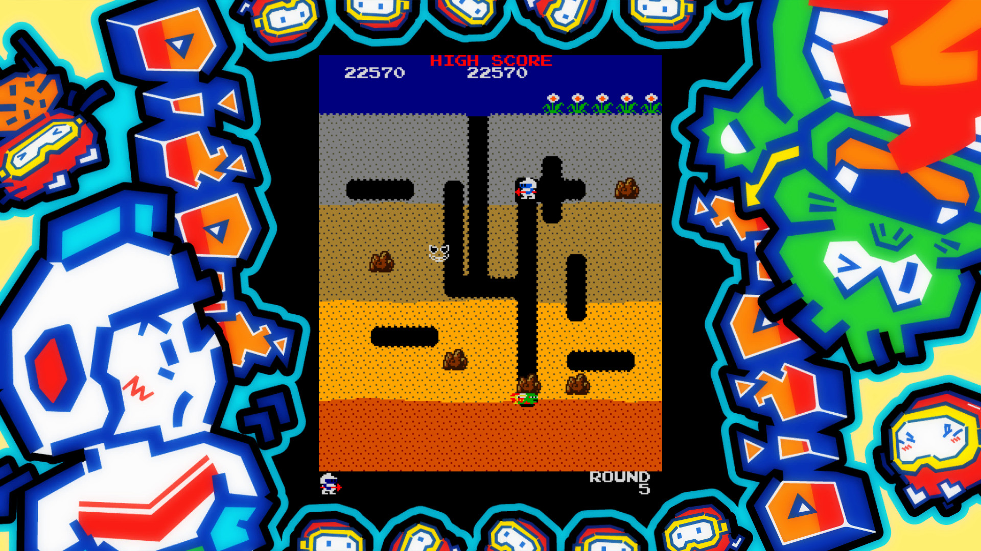 Скриншот из игры Dig Dug - 18
