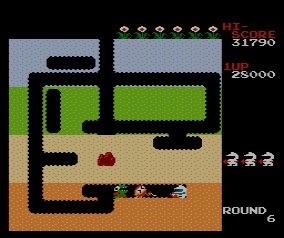 Скриншот из игры Dig Dug - 28