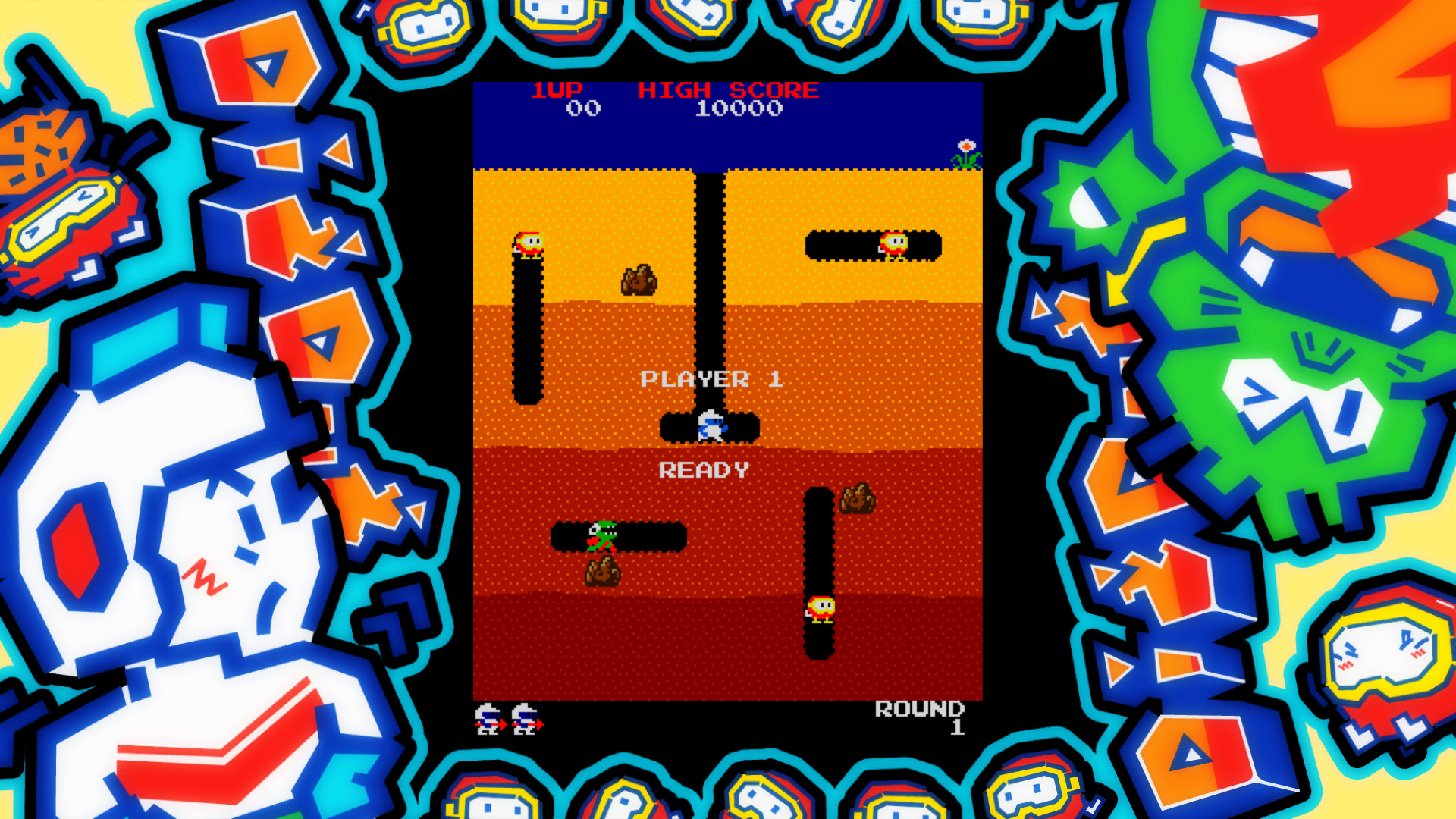 Скриншот из игры Dig Dug - 24