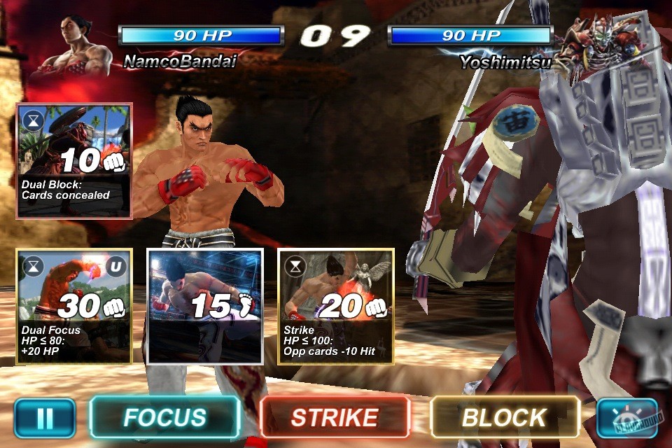 Скриншот из игры Tekken Card Tournament - 12