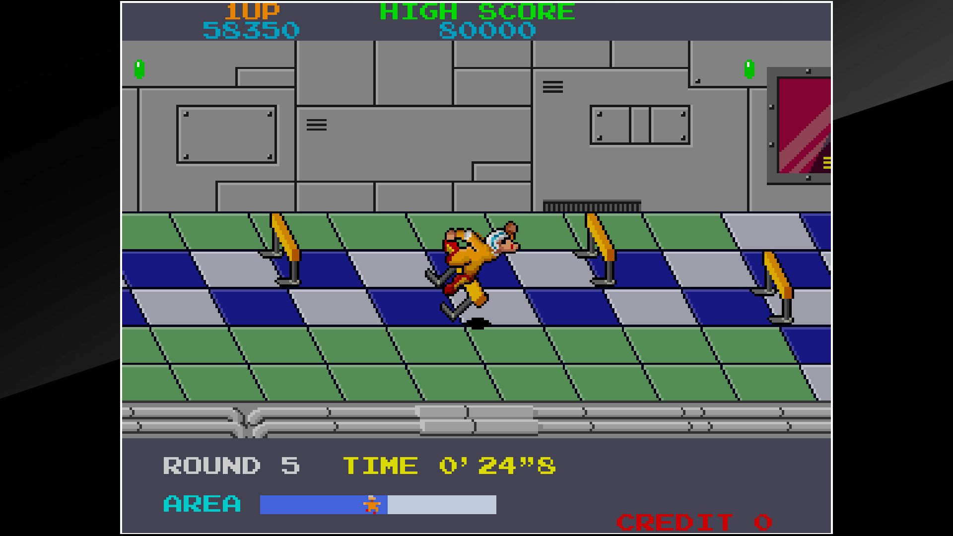 Скриншот из игры Metro Cross - 3