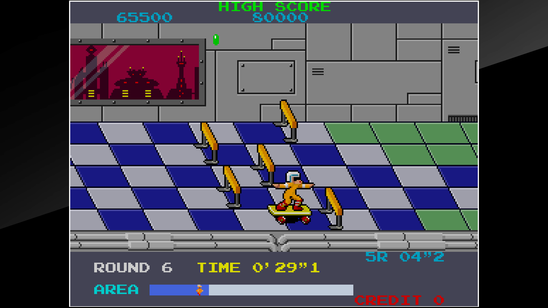 Скриншот из игры Metro Cross - 2