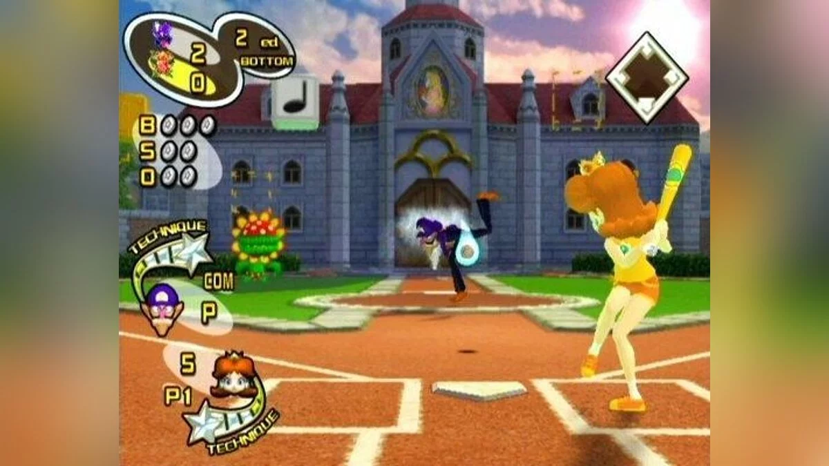 Скриншот из игры Mario Superstar Baseball - 13