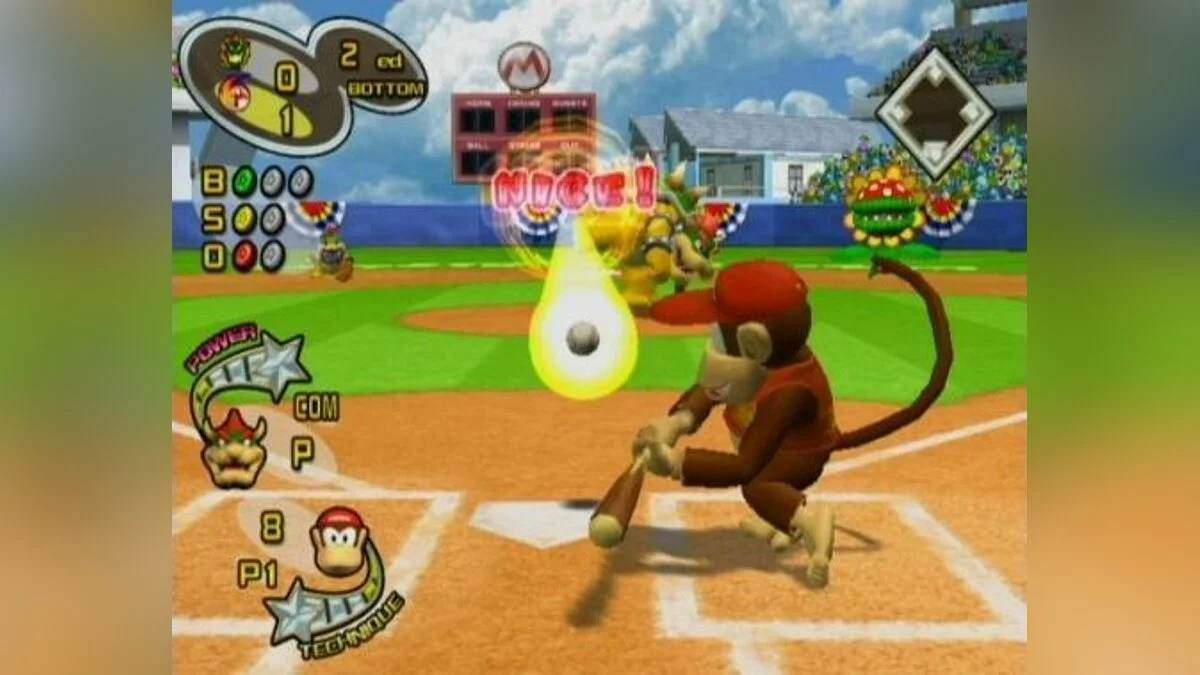 Скриншот из игры Mario Superstar Baseball - 2