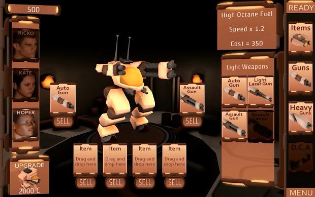 Скриншот из игры Mecha Squad - 7