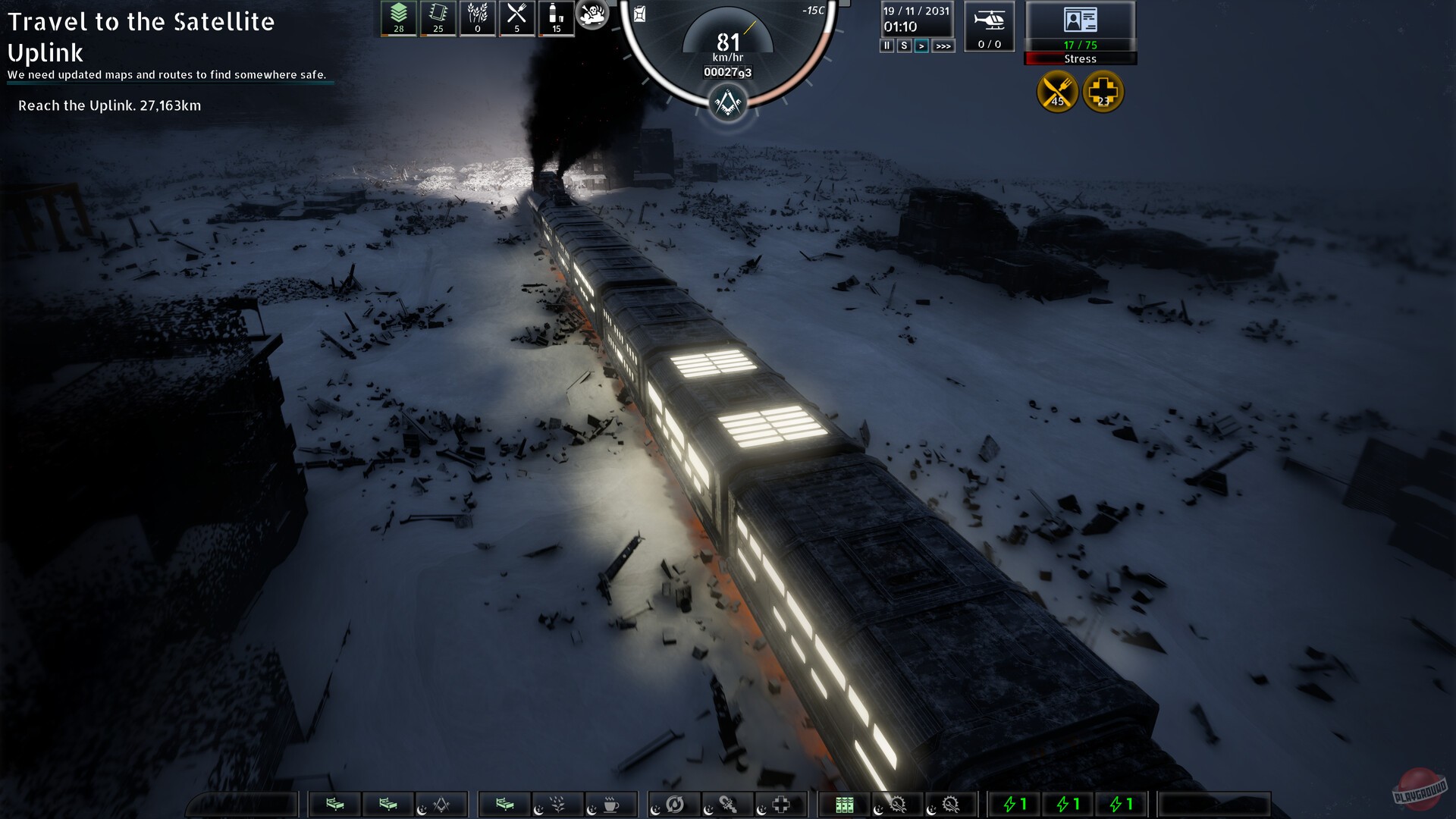 Скриншот из игры Frostliner - 3