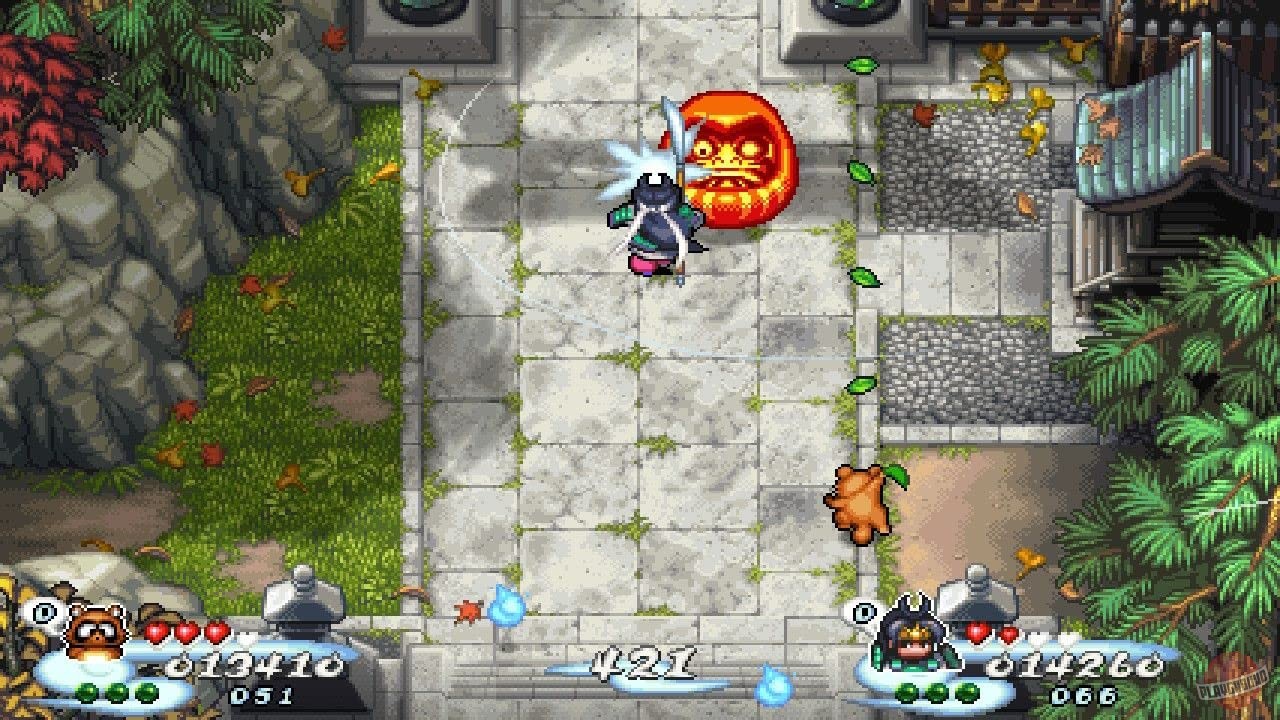 Скриншот из игры Pocky & Rocky Reshrined - 23