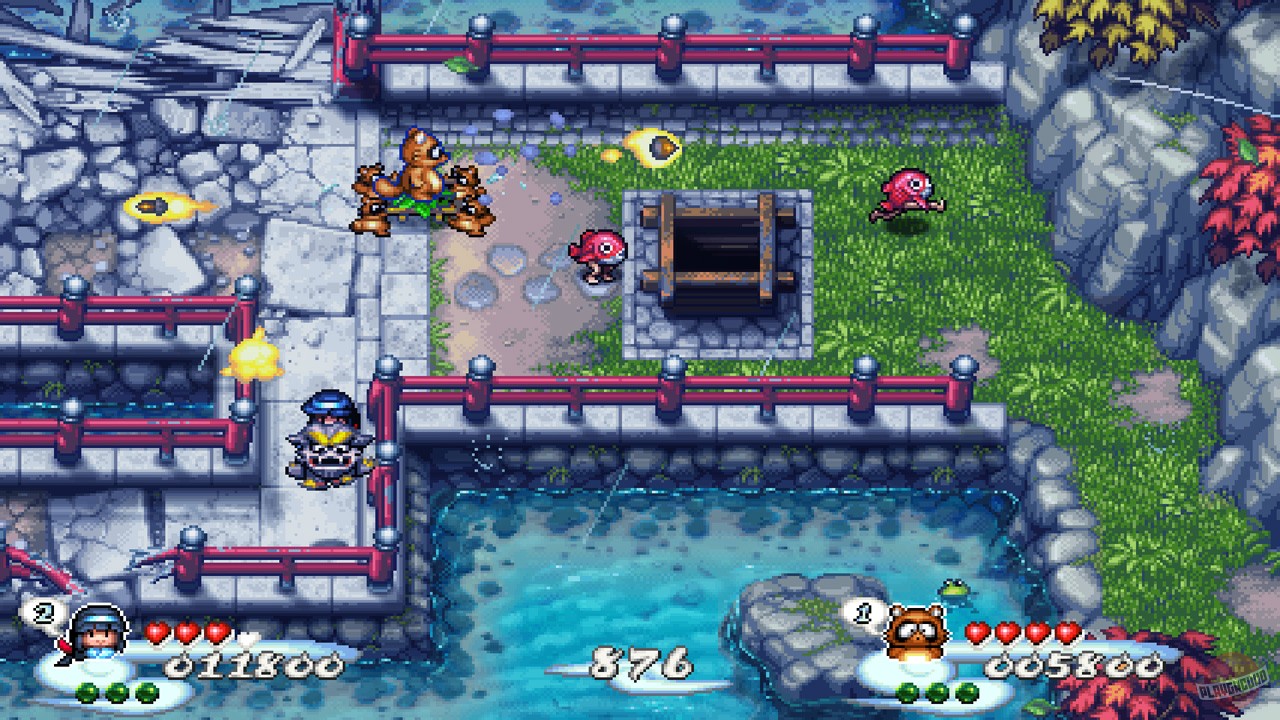 Скриншот из игры Pocky & Rocky Reshrined - 13