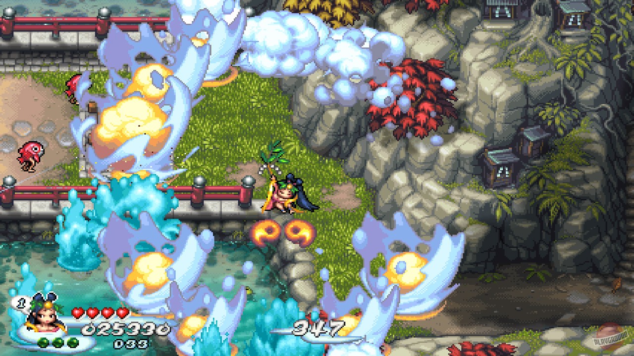 Скриншот из игры Pocky & Rocky Reshrined - 20