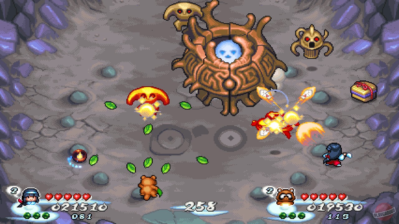 Скриншот из игры Pocky & Rocky Reshrined - 6