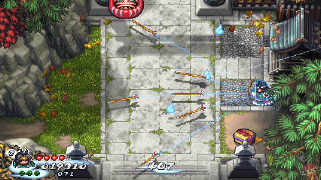 Скриншот из игры Pocky & Rocky Reshrined - 25