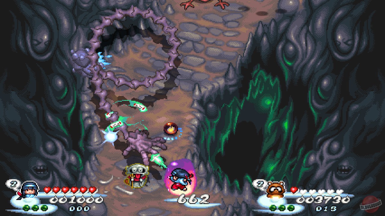 Скриншот из игры Pocky & Rocky Reshrined - 32