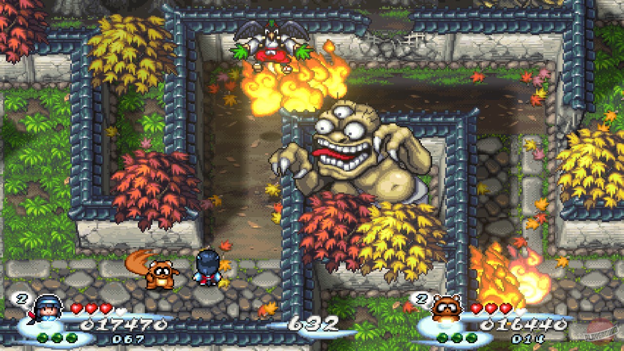 Скриншот из игры Pocky & Rocky Reshrined - 33