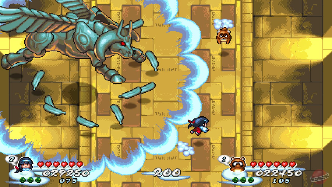 Скриншот из игры Pocky & Rocky Reshrined - 28