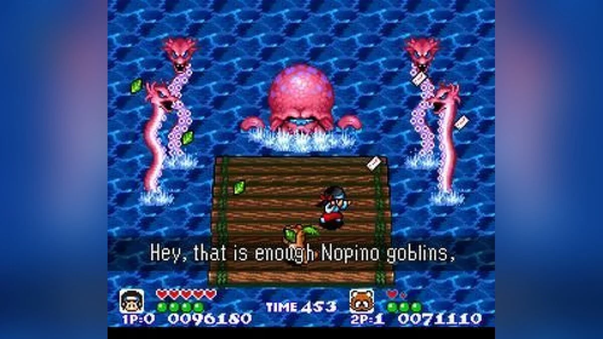 Скриншот из игры Pocky & Rocky - 8