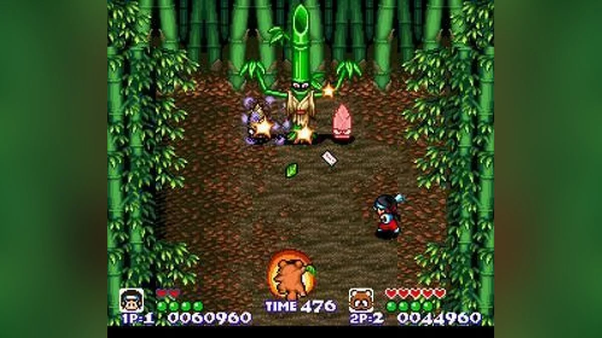 Скриншот из игры Pocky & Rocky - 3