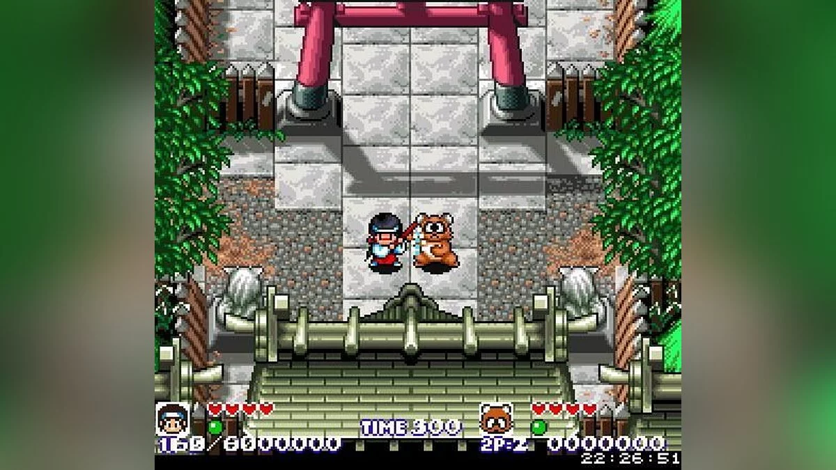 Скриншот из игры Pocky & Rocky - 7