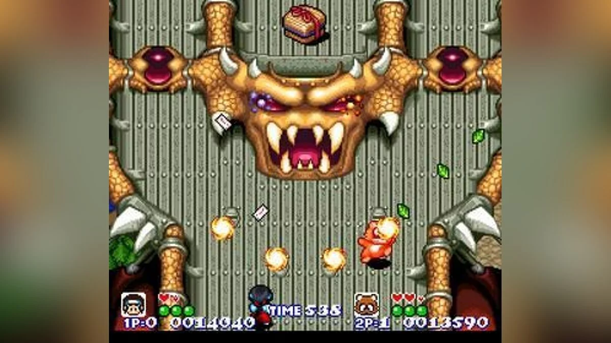 Скриншот из игры Pocky & Rocky - 2