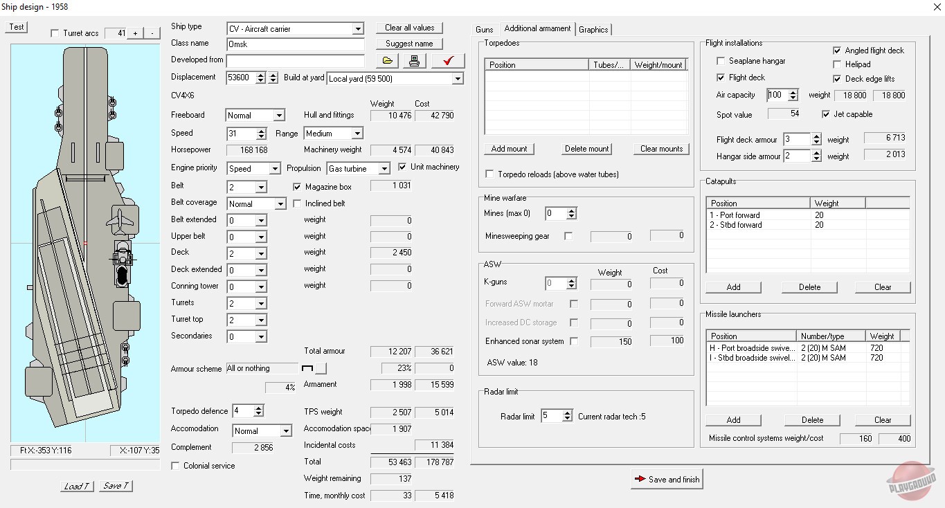 Скриншот из игры Rule the Waves 3 - 1