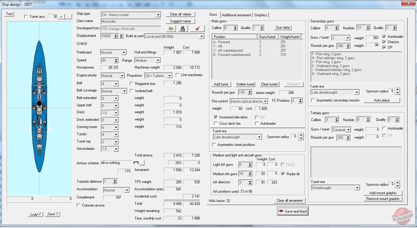 Скриншот из игры Rule the Waves 3 - 11