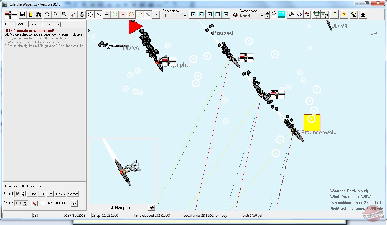 Скриншот из игры Rule the Waves 3 - 10