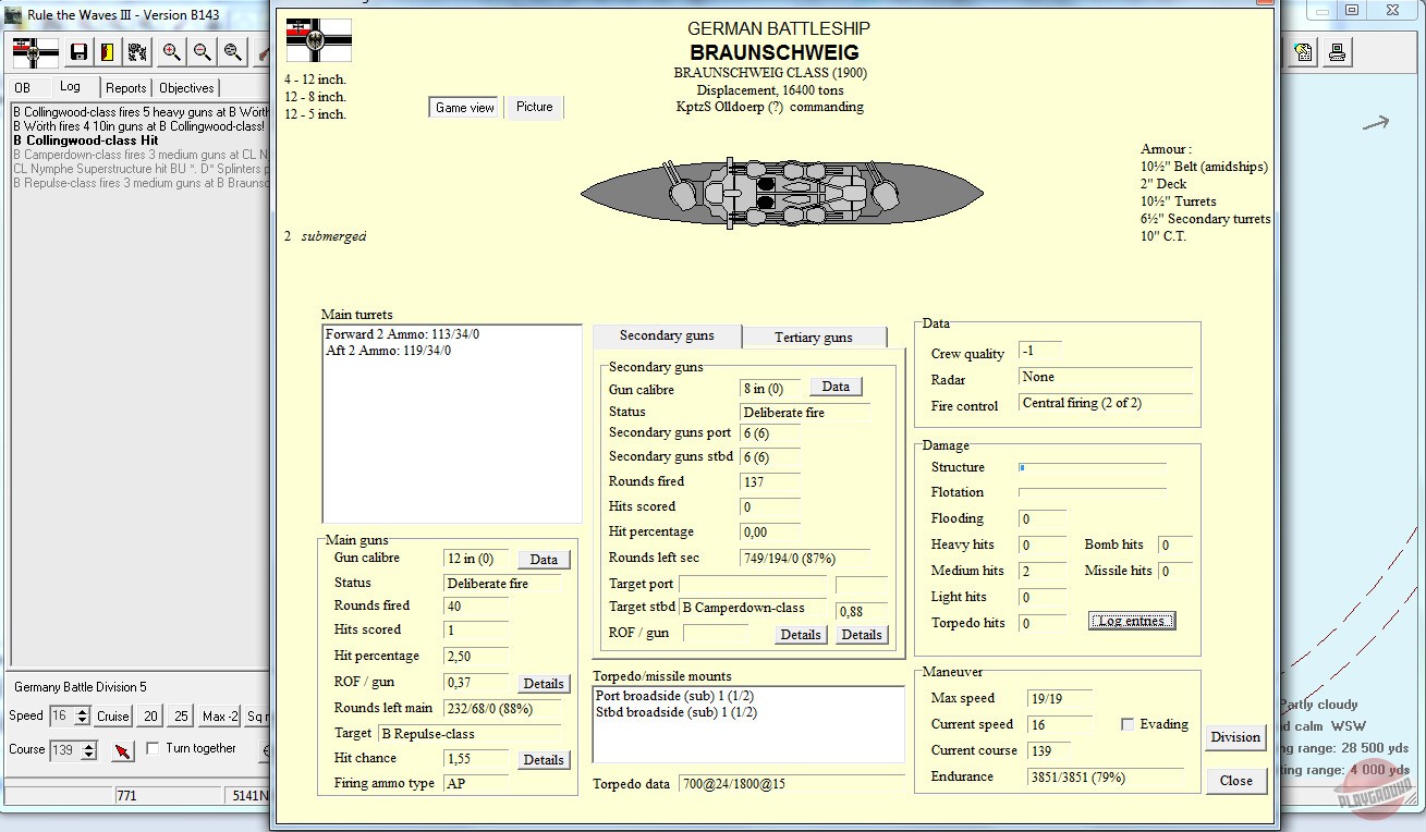 Скриншот из игры Rule the Waves 3 - 16