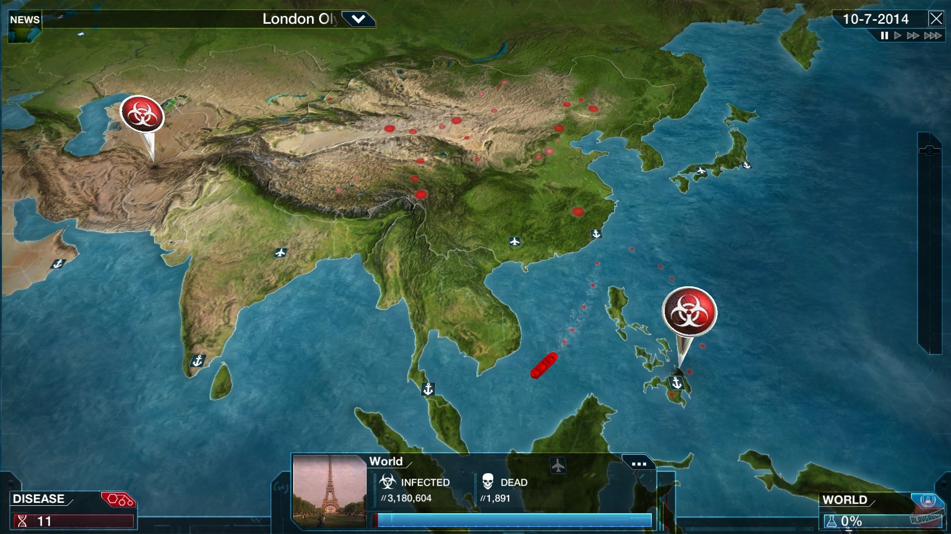 Скриншот из игры Plague Inc: Evolved - 37