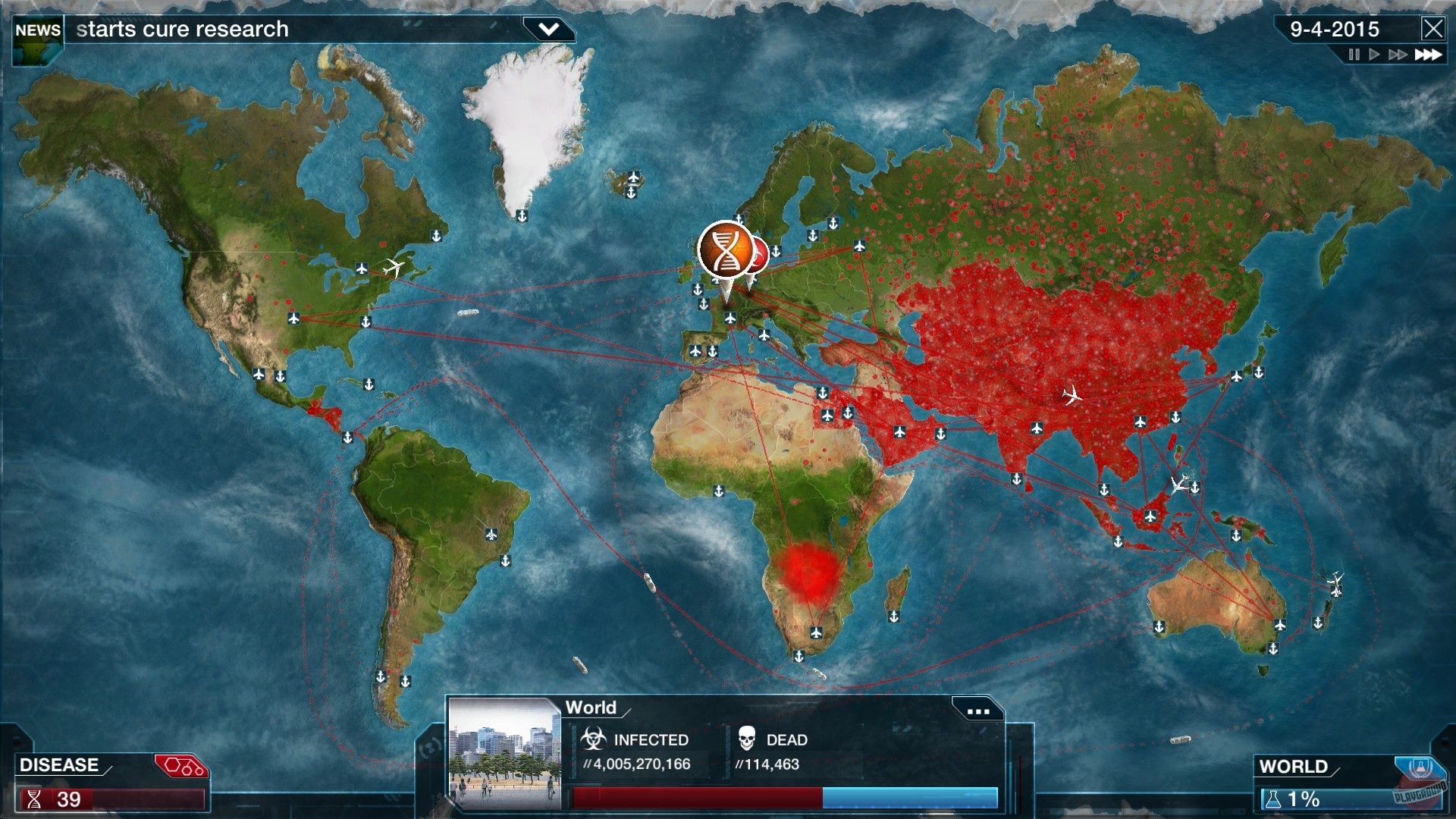Скриншот из игры Plague Inc: Evolved - 34