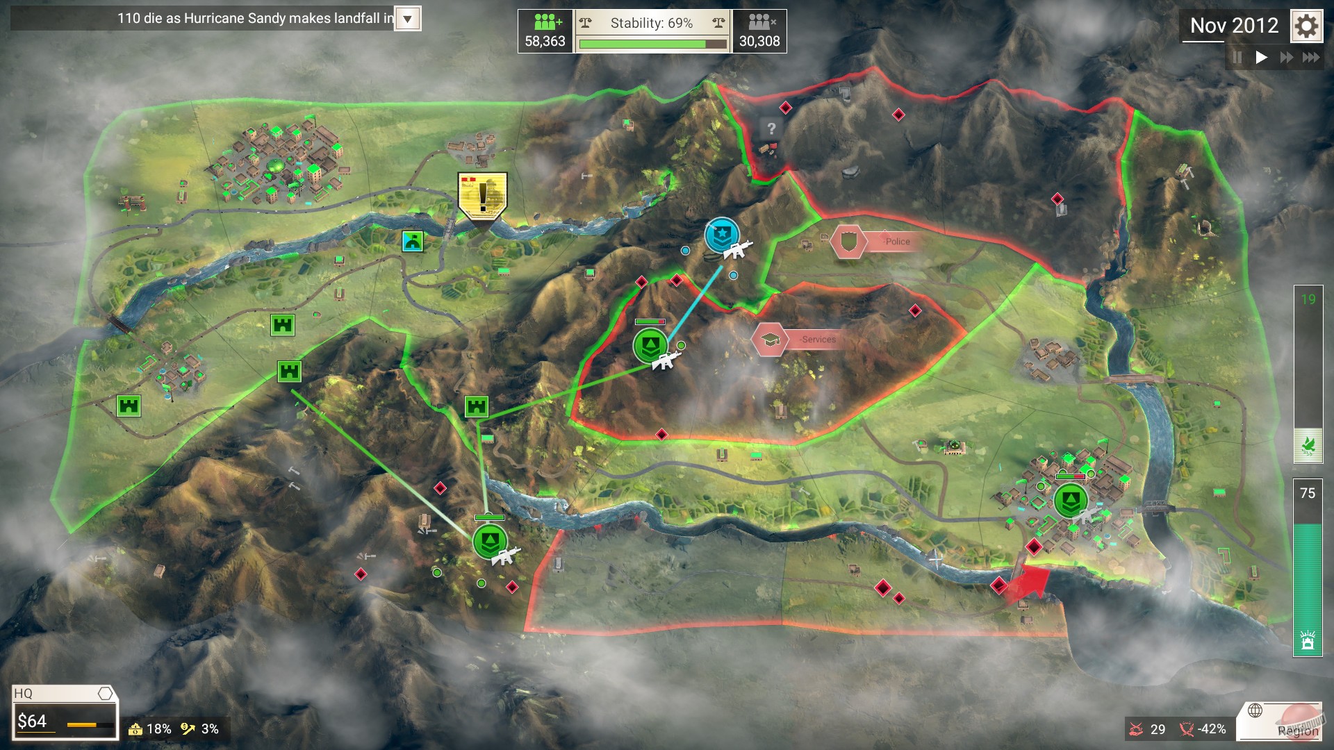 Скриншот из игры Rebel Inc. - 21