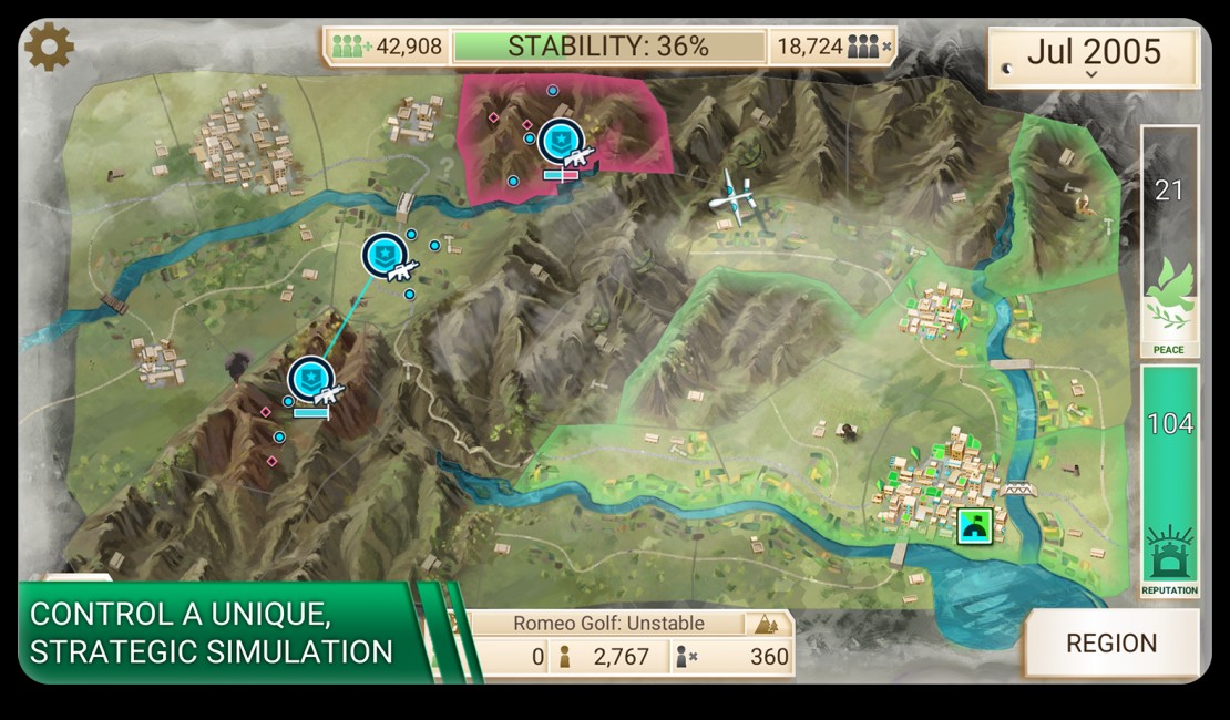 Скриншот из игры Rebel Inc. - 2