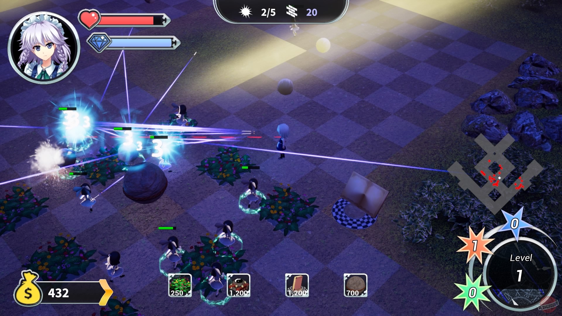 Скриншот из игры Gensokyo Defenders - 5