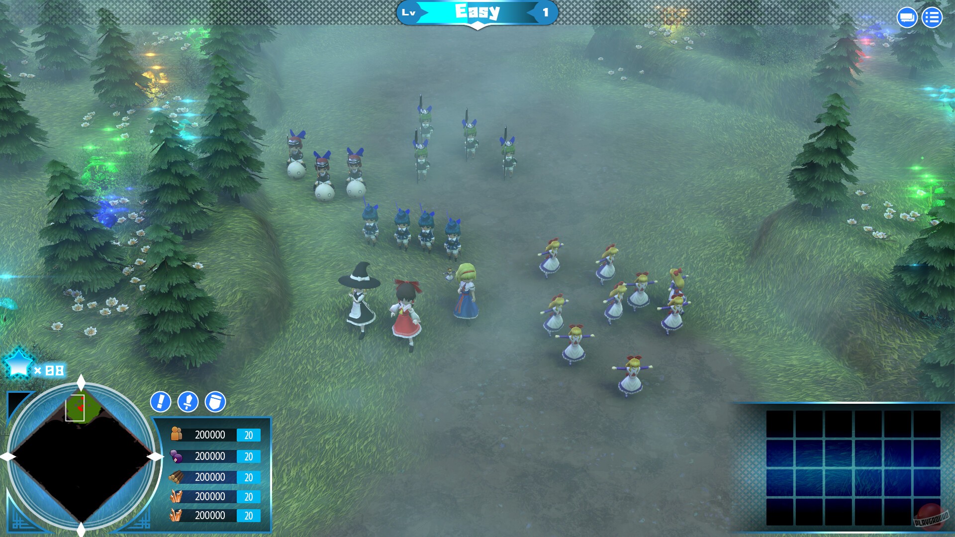 Скриншот из игры The Touhou Empires - 3