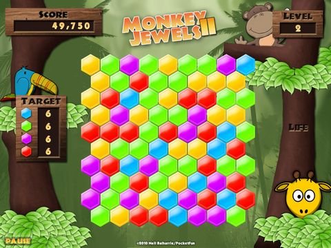 Скриншот из игры Monkey Jewels 2 - 2