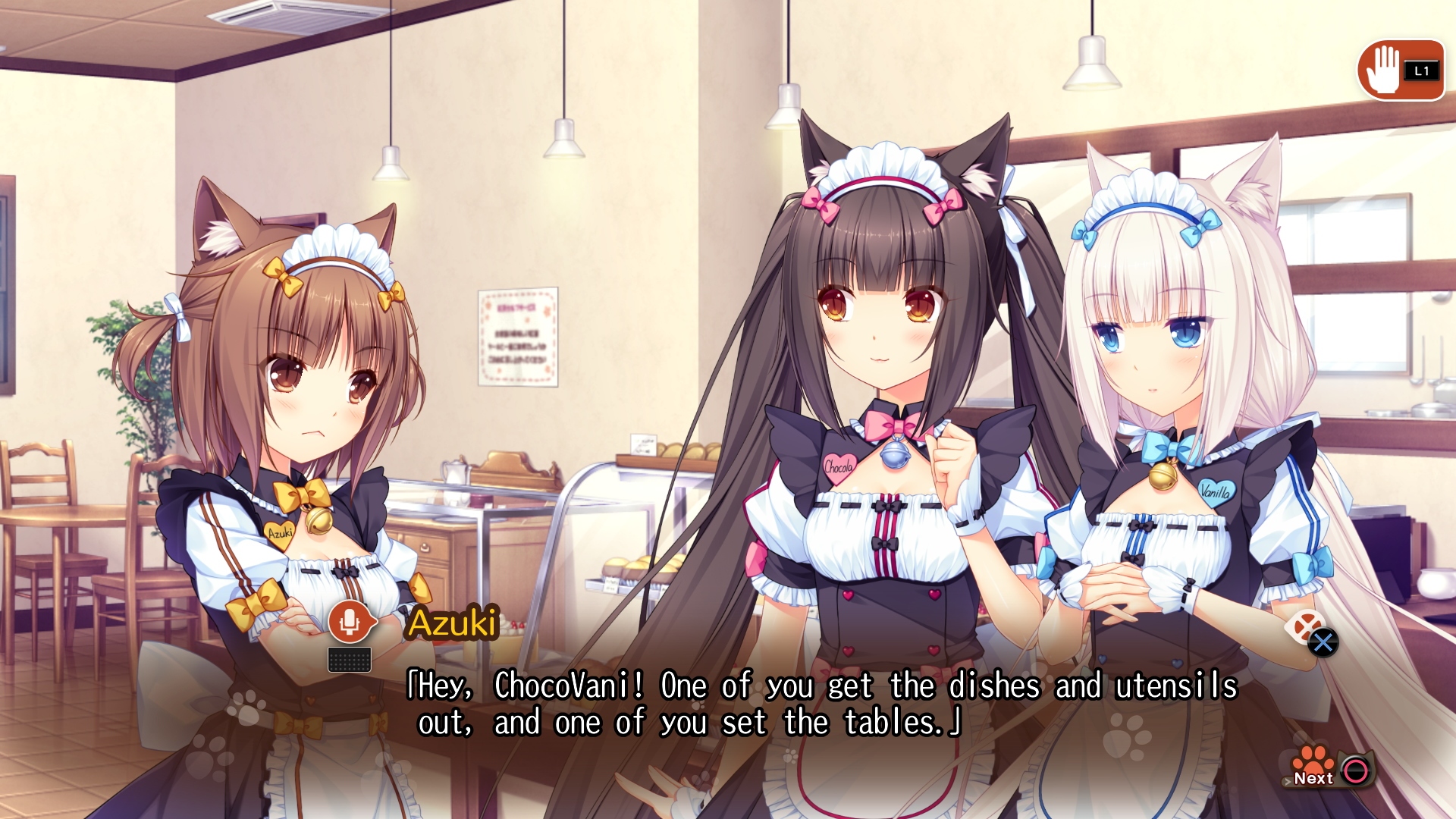 Скриншот из игры NEKOPARA Vol. 2 - 3