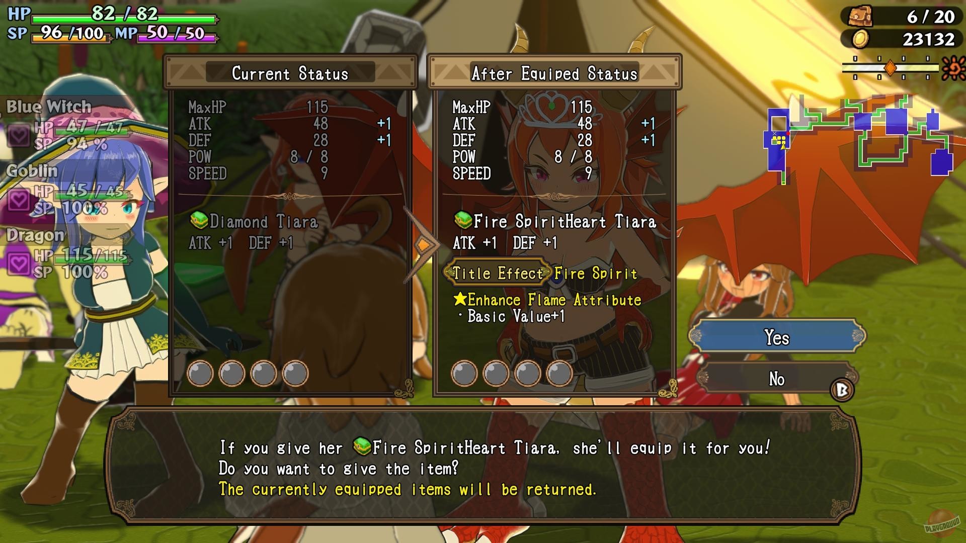 Скриншот из игры Monster Girls and the Mysterious Adventure 2 - 3