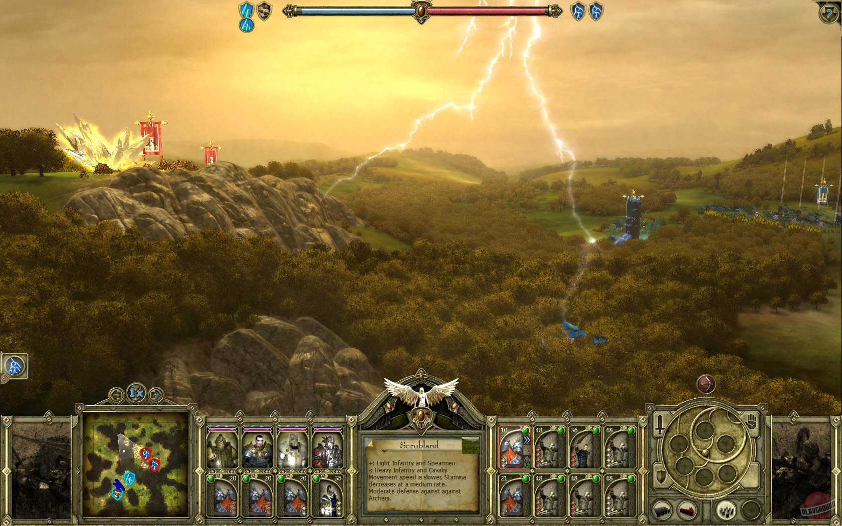 Скриншот из игры King Arthur: The Role-Playing Wargame - 2