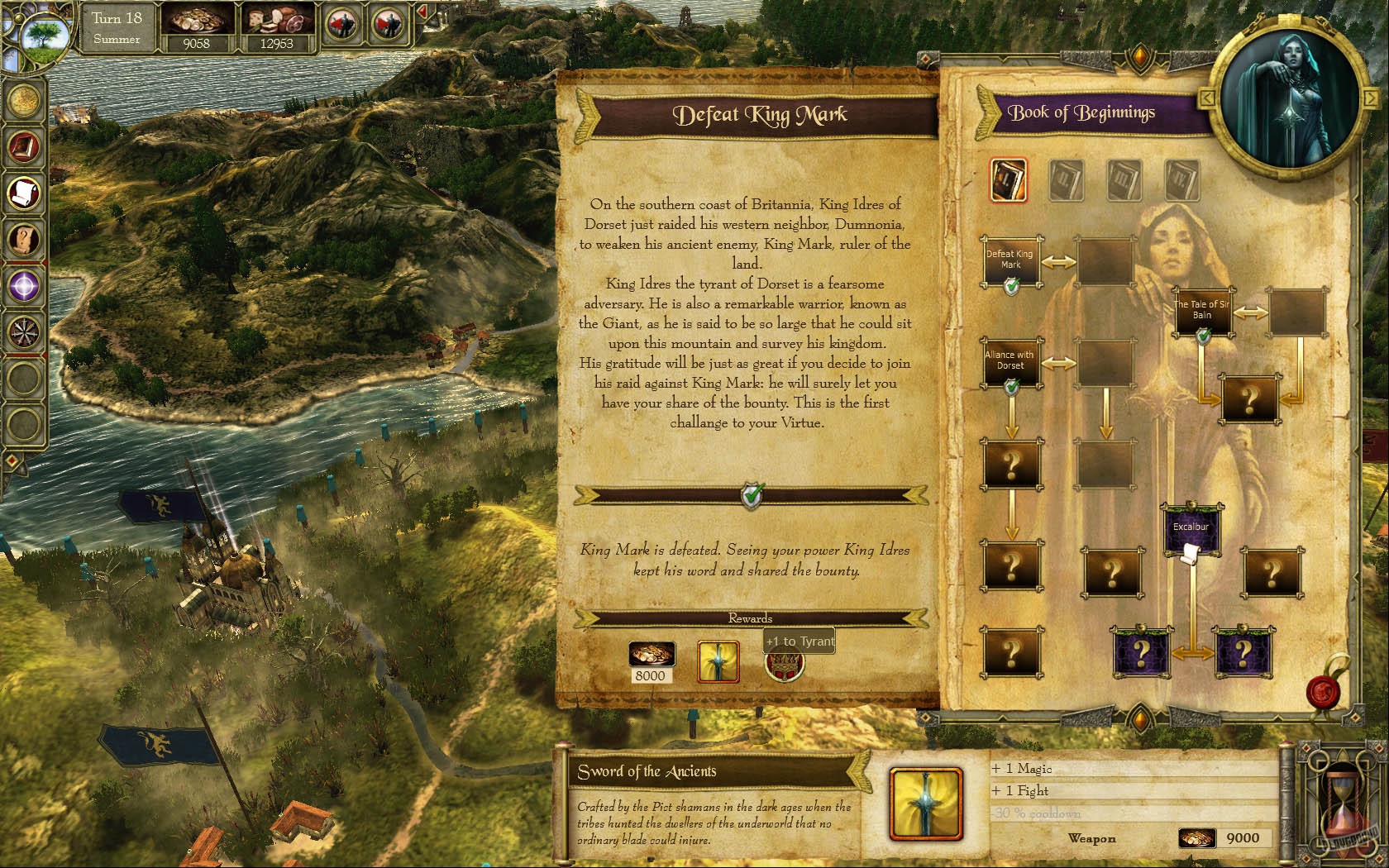 Скриншот из игры King Arthur: The Role-Playing Wargame - 4