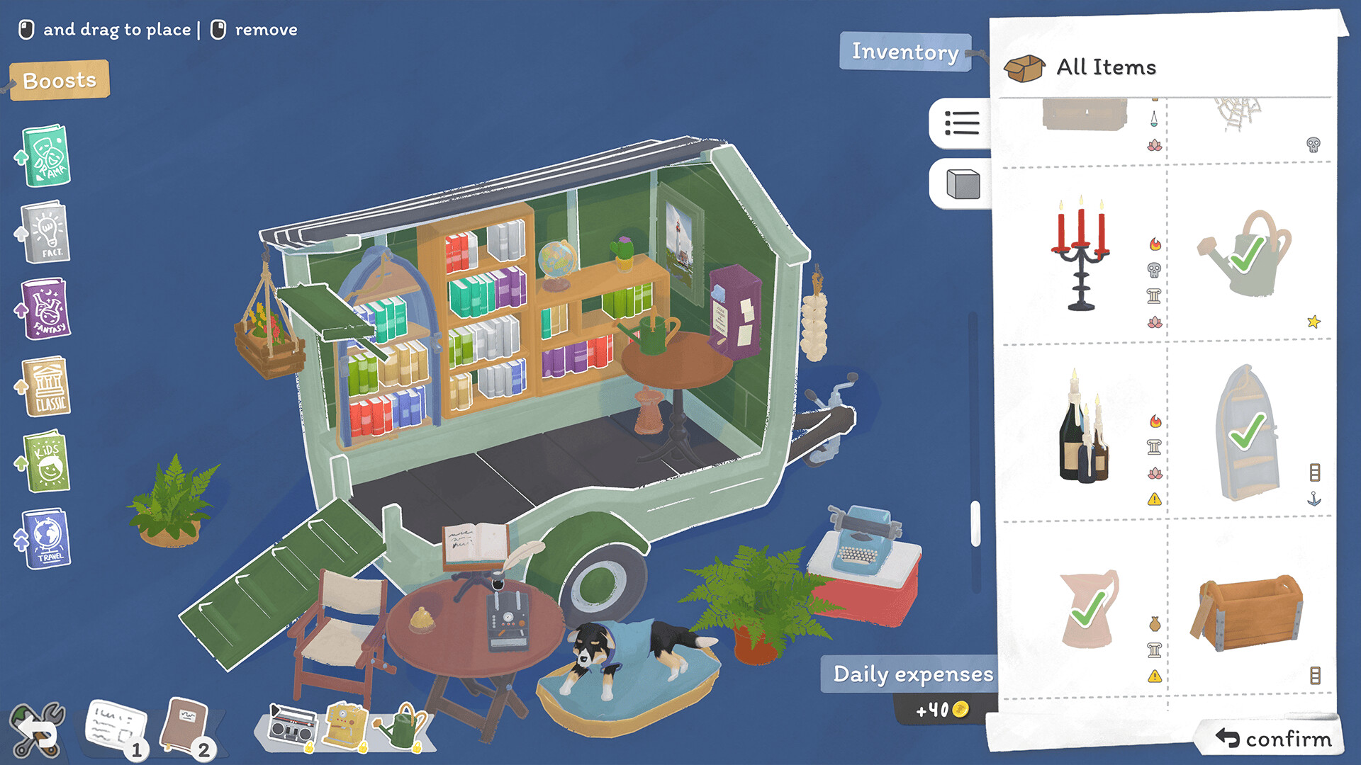 Скриншот из игры Tiny Bookshop - 16