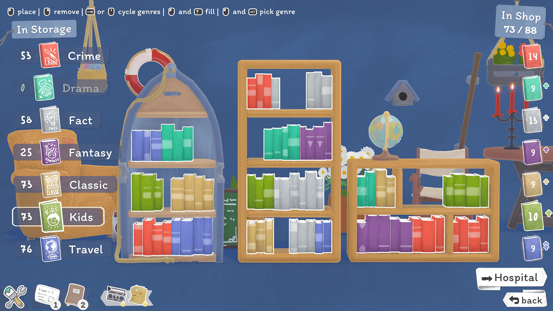 Скриншот из игры Tiny Bookshop - 15