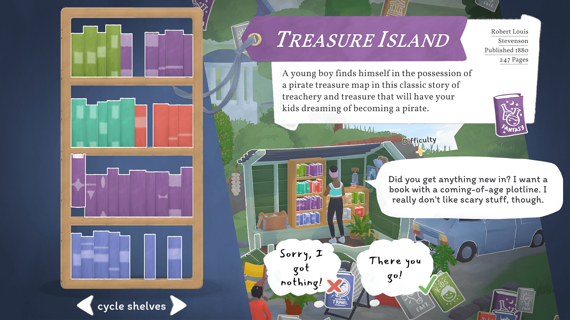 Скриншот из игры Tiny Bookshop - 12